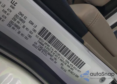 2014 Dodge Durango Limited из США, поврежденный, VIN 1C4RDJDG5EC484407